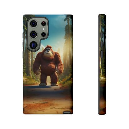 The "Trail Trekker" Bigfoot Cartoon Phone Case -Tough Cases