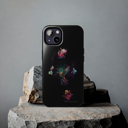 Introducing the "Floral Harmony Hummingbird" Cell Phone Case – Where Elegance Meets Nature -Tough Phone Cases