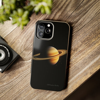 Introducing the "Saturn's Elegance" Cell Phone Case – A Cosmic Masterpiece -Tough Phone Cases