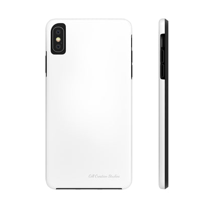 "Pure Elegance White" -Tough iPhone Cases