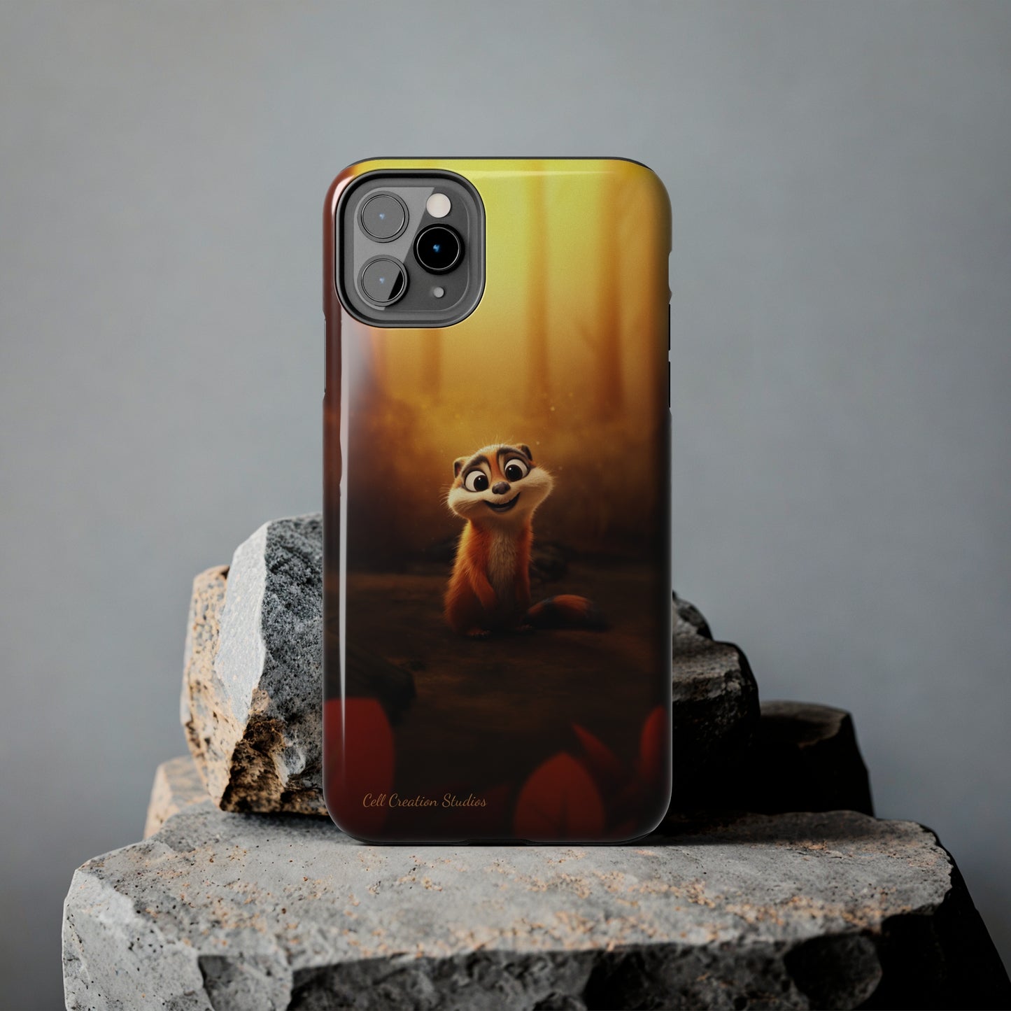 Introducing the "Woodland Chipmunk" Cell Phone Case – Embrace Natural Playfulness with Every Glance-Tough Phone Cases