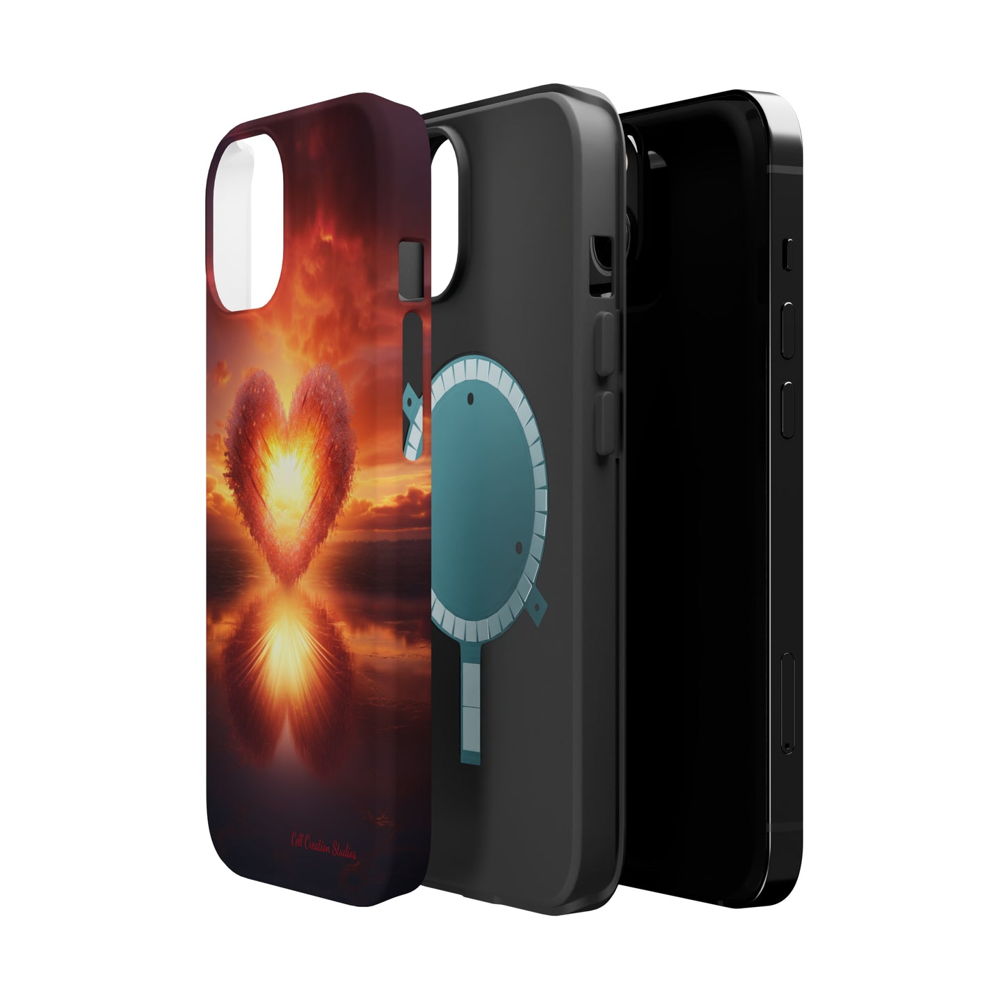 Introducing the "Sun-Kissed Heart" Cell Phone Case – Radiate Love and Light -MagSafe Tough Cases