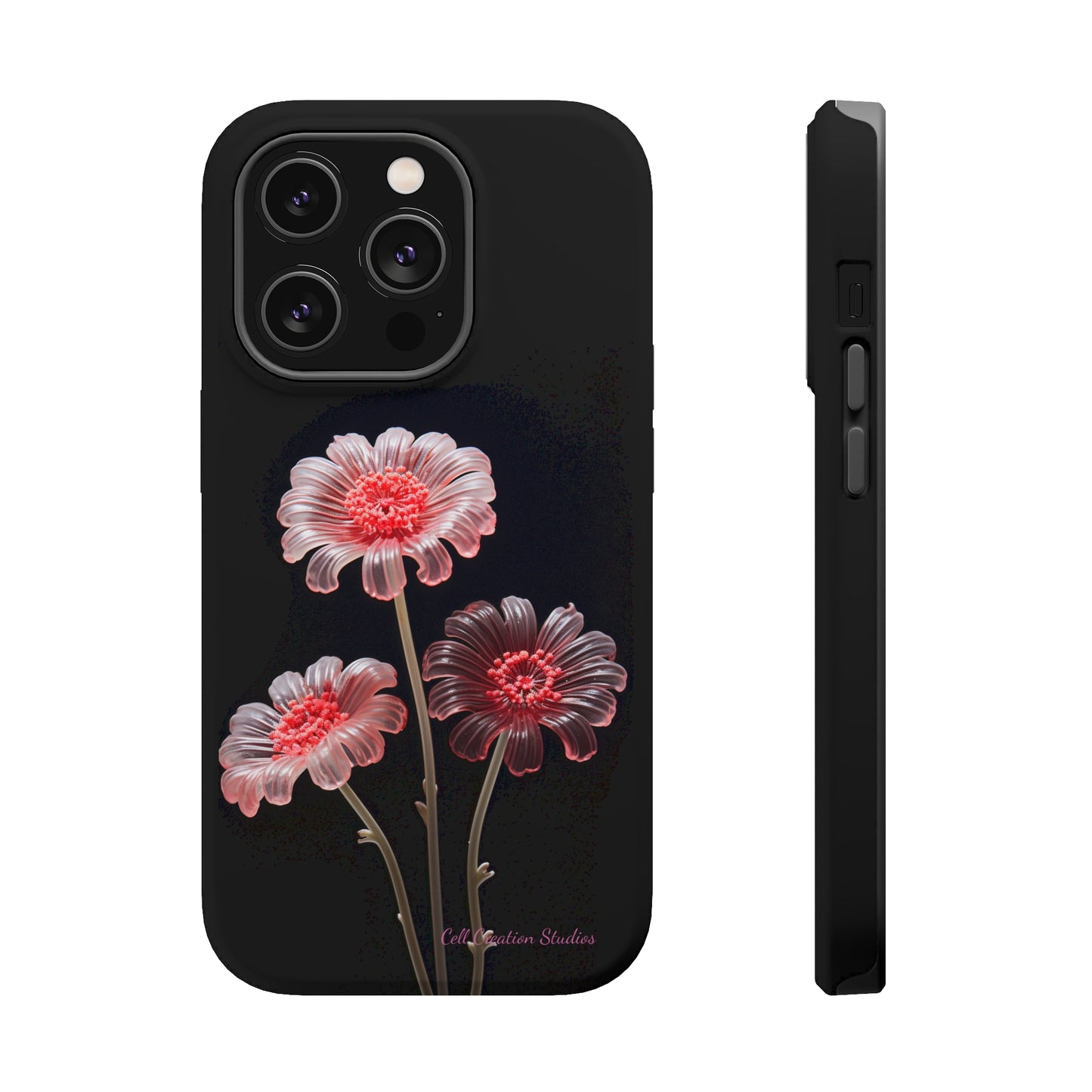 The "Desert Rose Glass Blossom" Phone Case -MagSafe Tough Cases