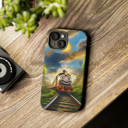 The "Smiling Express Train" Phone Case -Tough Cases