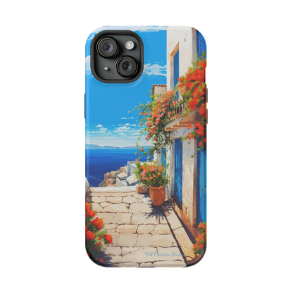 "Mediterranean Bliss Horizon" -MagSafe Tough iPhone Cases