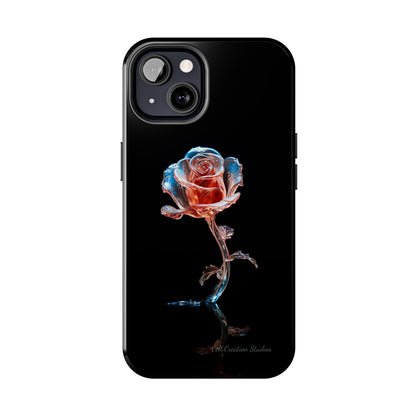 The "Glass Rose Elegance" Phone Case -Tough Phone Cases