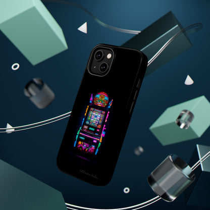 Introducing the "Vibrant Slot Frenzy" Cell Phone Case – Experience the Thrill of Colors and Luck -MagSafe Tough Cases