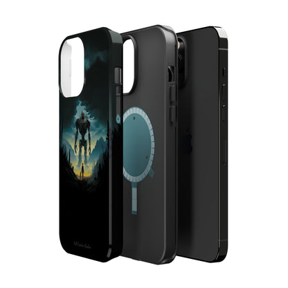 Introducing the "Rising Titan" Cell Phone Case – Witness the Astonishing Emergence of a Giant Robot! -MagSafe Tough Cases