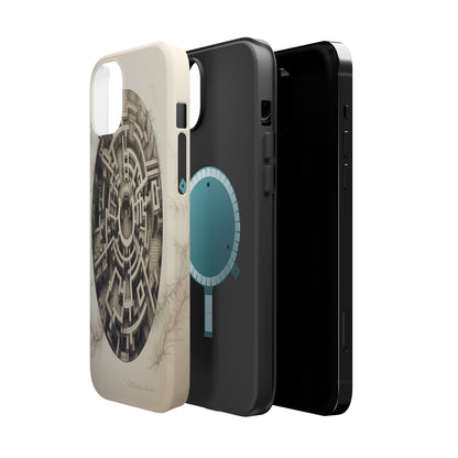 "Discover the Mystery: Maze-Inspired Cell Phone Case" -MagSafe Tough Cases