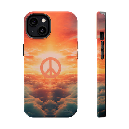 Introducing the "Sky Peace" Cell Phone Case – Carry Tranquility in Your Pocket -MagSafe Tough Cases