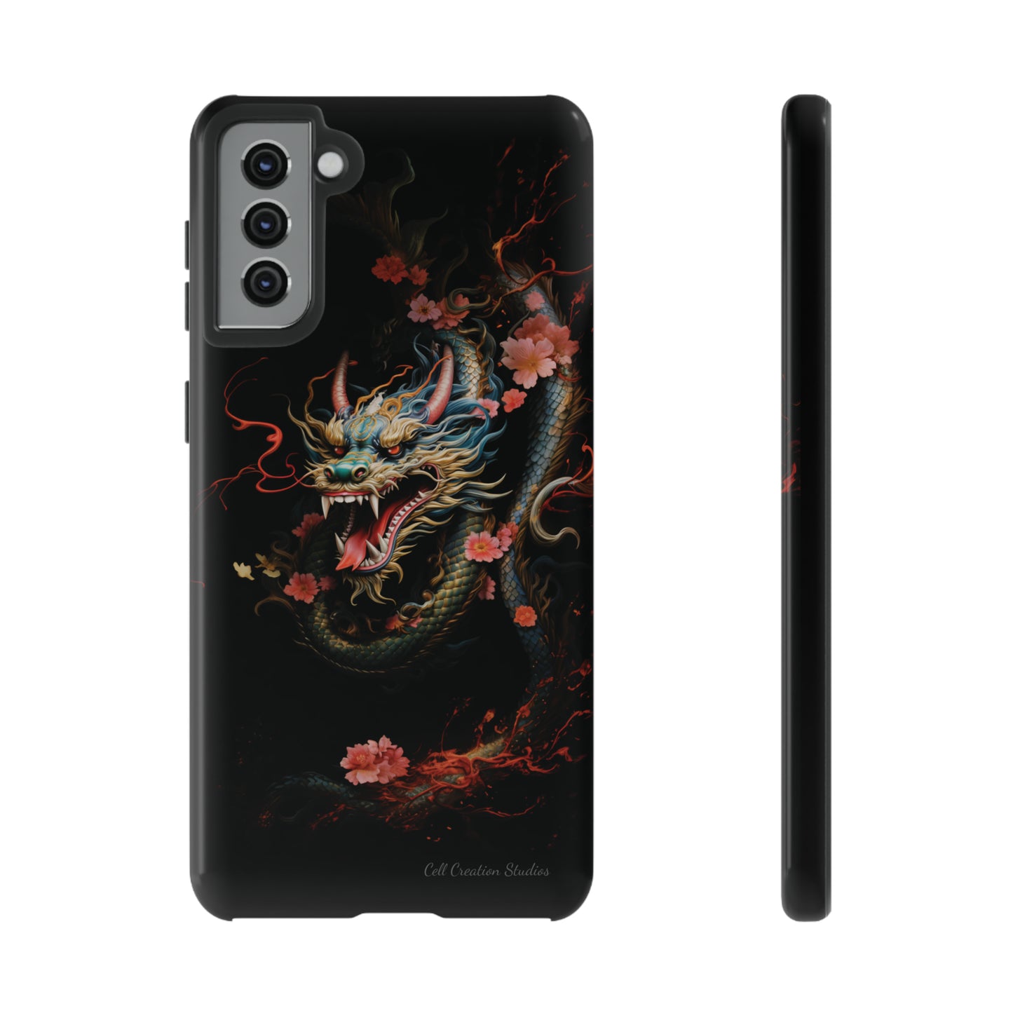 Introducing the "Mystical Japanese Dragon" Cell Phone Case – Unleash the Dragon's Power -Tough Cases