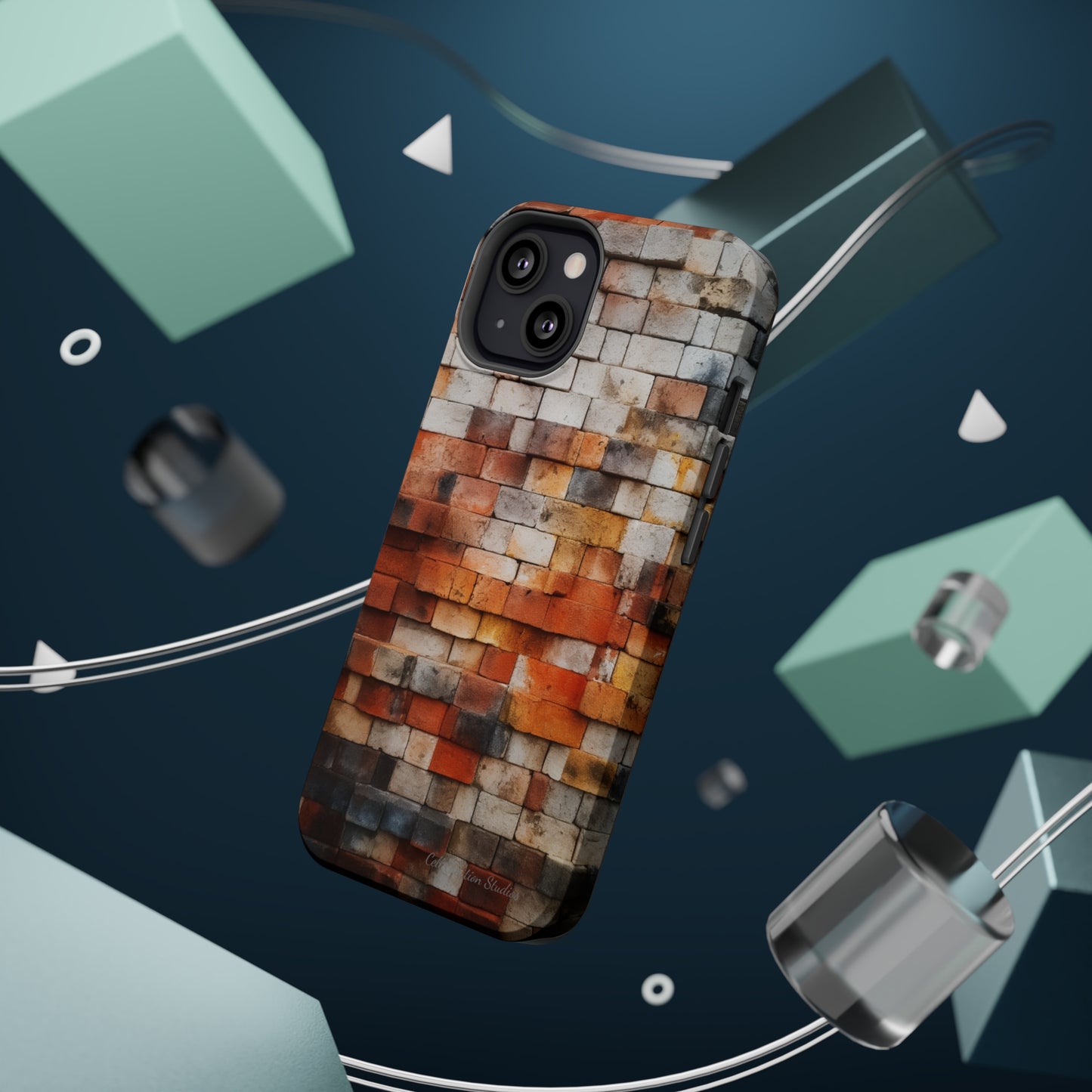 Introducing our "Urban Brickwork" Cell Phone Case – the perfect fusion of style and protection for your device -MagSafe Tough Cases