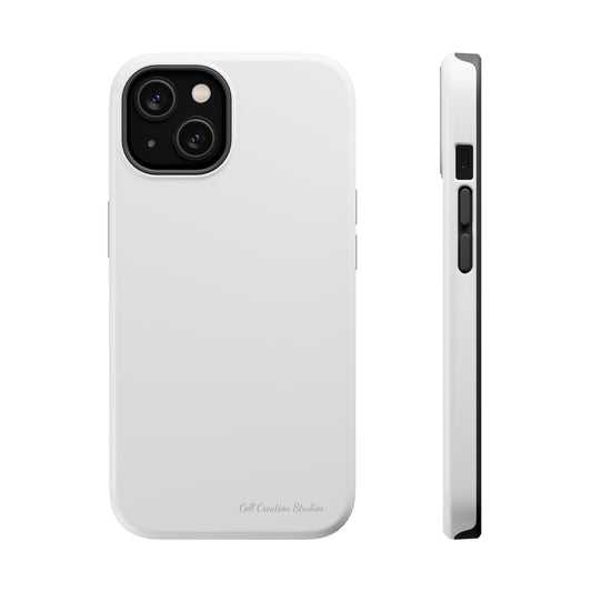 "Pure Elegance White" -MagSafe Tough iPhone Cases