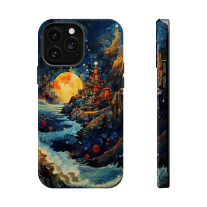 "Moonlit Coastal Vista" -MagSafe Tough iPhone Cases