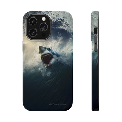 The "Ocean King Great White Shark" Phone Case -MagSafe Tough Cases