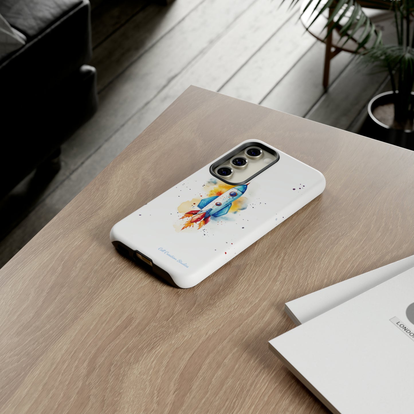 Introducing our "Cosmic Rocket" Cell Phone Case – Where Style Meets Adventure -Tough Cases