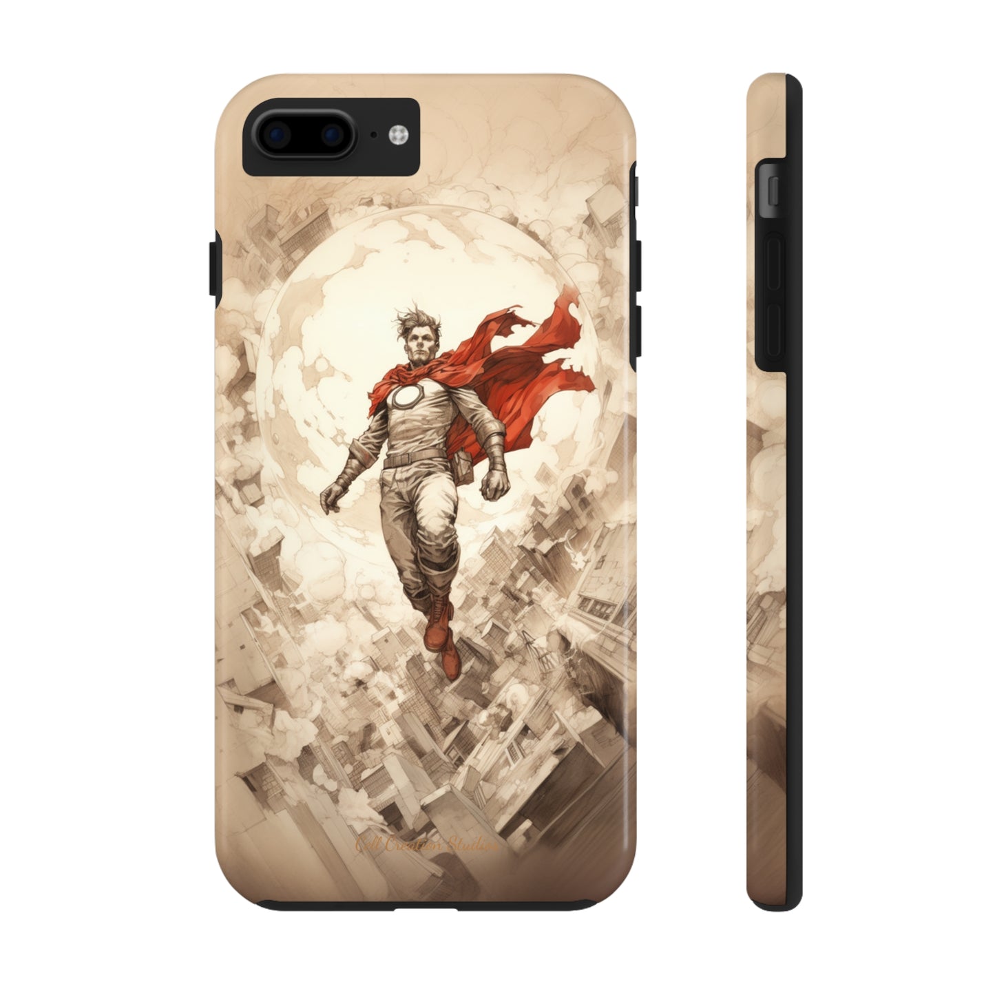 Introducing the "Heroic Guardian" Cell Phone Case – Unleash Your Inner Superhero with Captivating Design -Tough Phone Cases