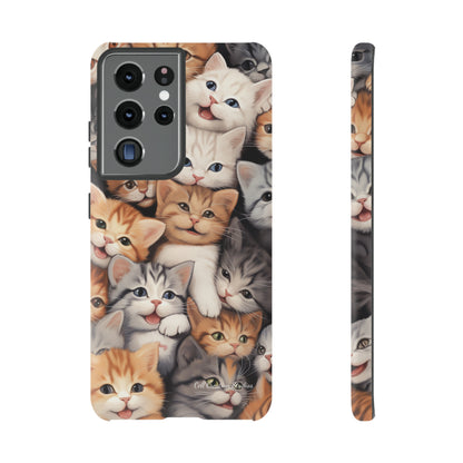 "Kitten Cuddle Haven" Phone Case -Tough Cases