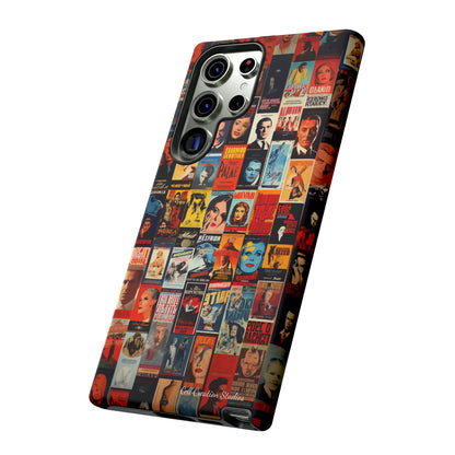 Introducing the "Vintage Movie Poster Collage" Cell Phone Case – Timeless Hollywood Charm -Tough Cases