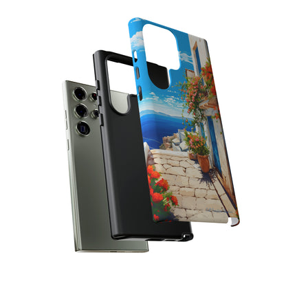 "Mediterranean Bliss Horizon" -Tough Samsung Phone Cases