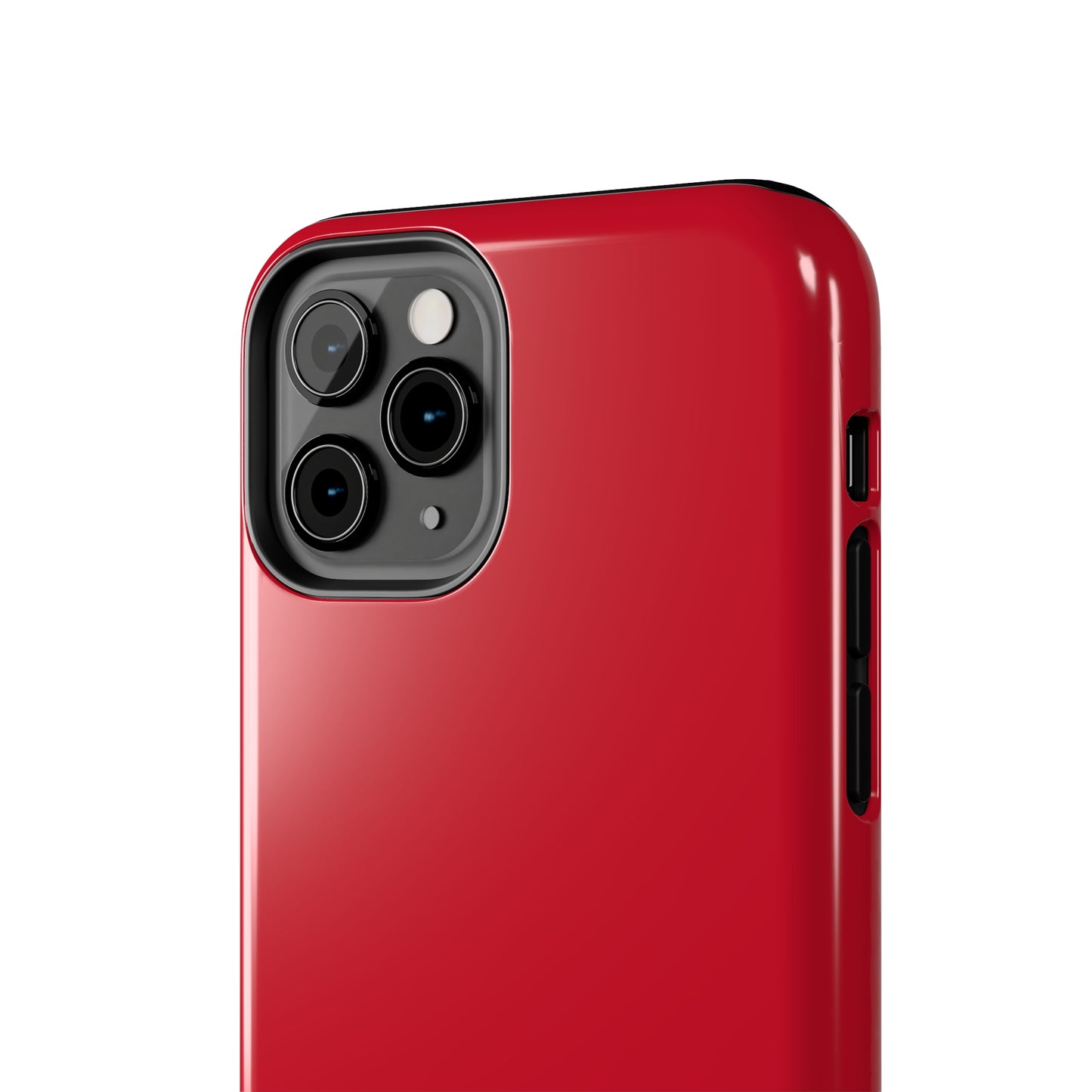 "Bold Crimson Shield" -Tough iPhone Cases