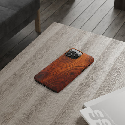 Introducing the "Natural Woodgrain" Cell Phone Case – Embrace Organic Beauty with Wood Pattern Design -Slim Phone Cases