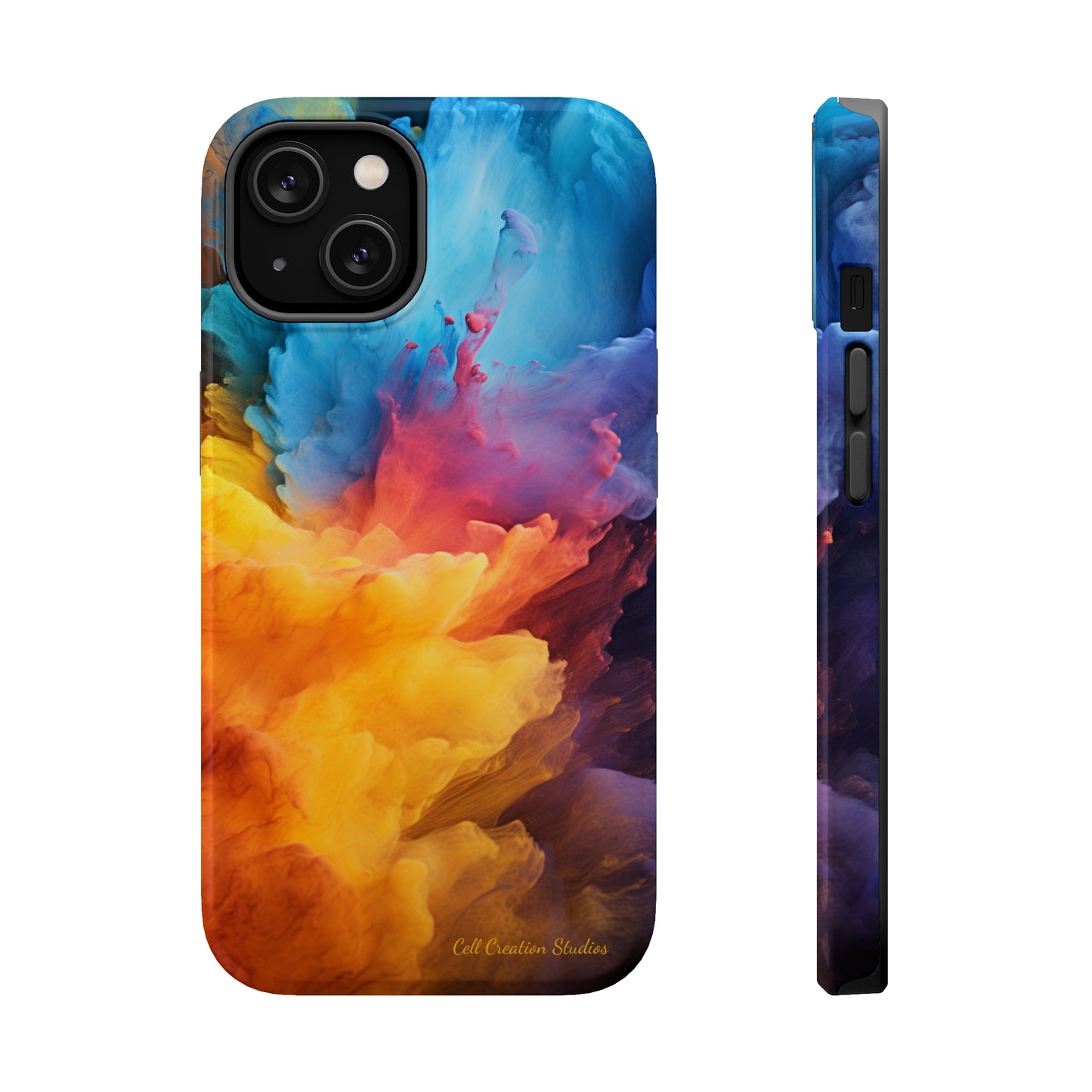 Introducing the "Colorful Spectrum" Cell Phone Case – Dive into a World of Vibrant Hues -MagSafe Tough Cases