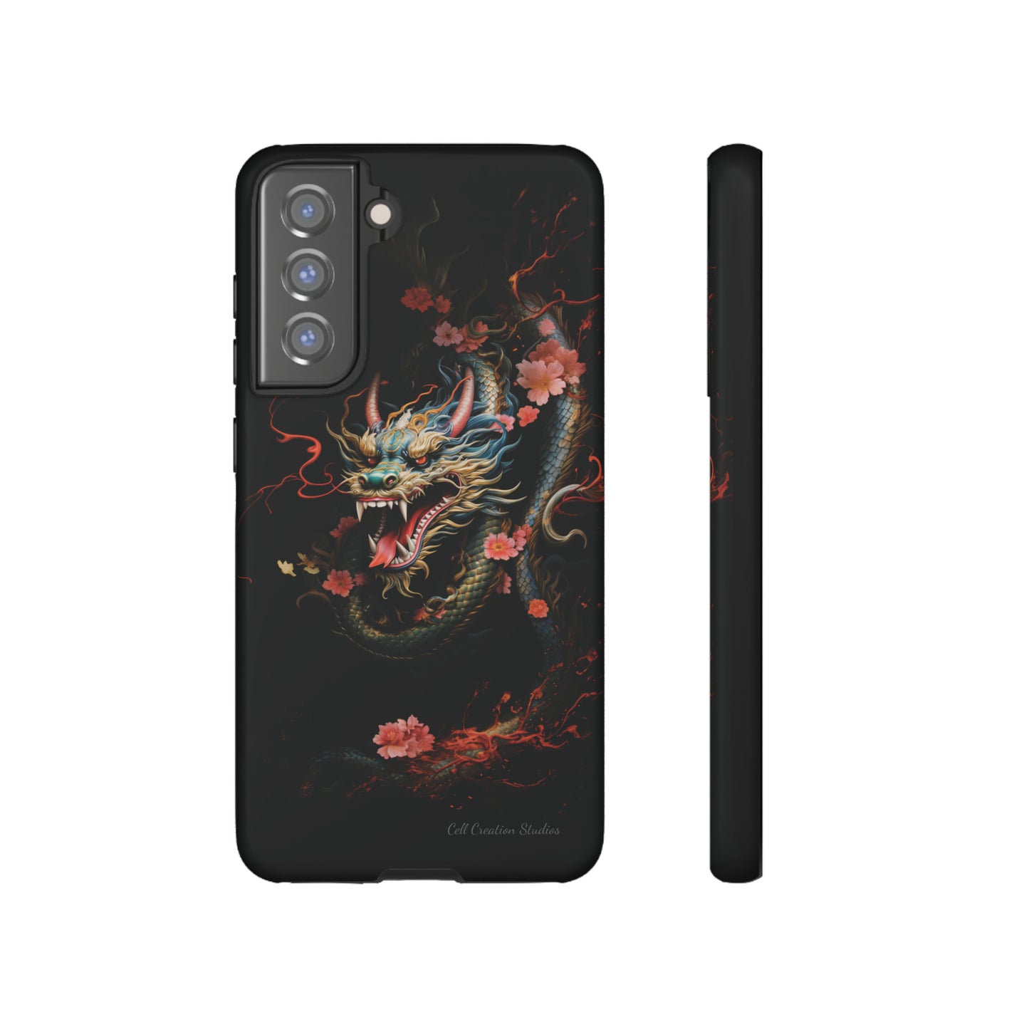 Introducing the "Mystical Japanese Dragon" Cell Phone Case – Unleash the Dragon's Power -Tough Cases