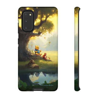 Introducing the "Winnie-The-Pooh Storytime" Cell Phone Case – A Nostalgic Journey with Friends -Tough Cases