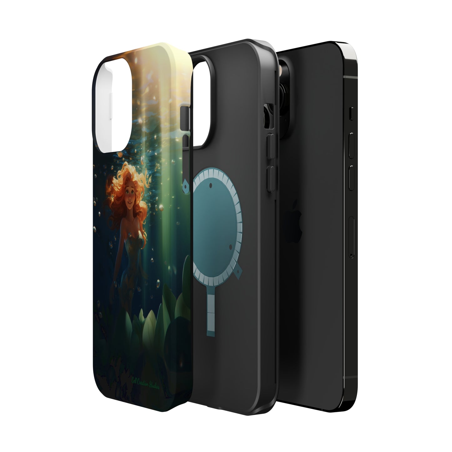 Dive into Enchantment with Our "Ariel Little Mermaid" Phone Case -MagSafe Tough Cases