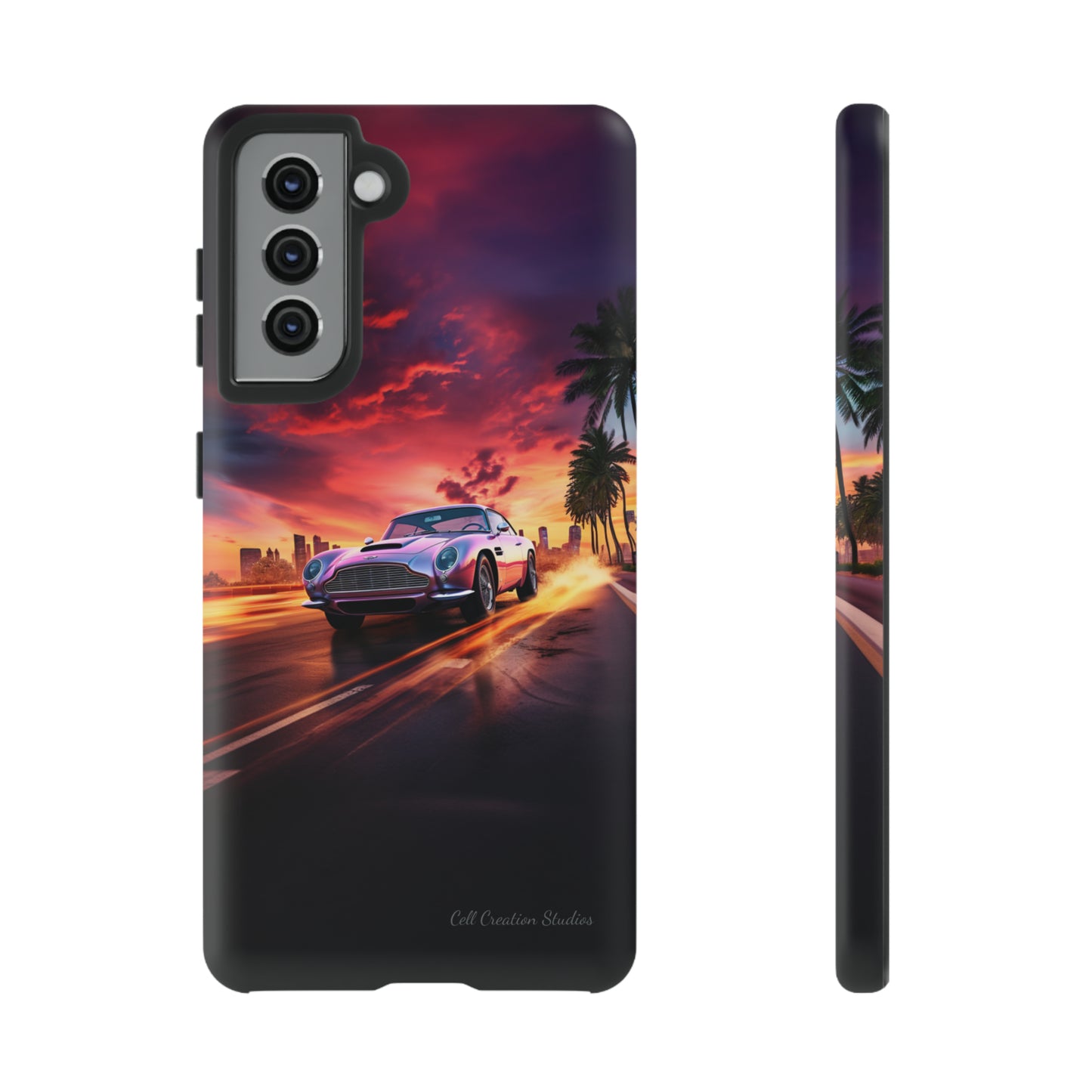 "Silver Aston Martin Racing" -Tough Samsung Phone Cases