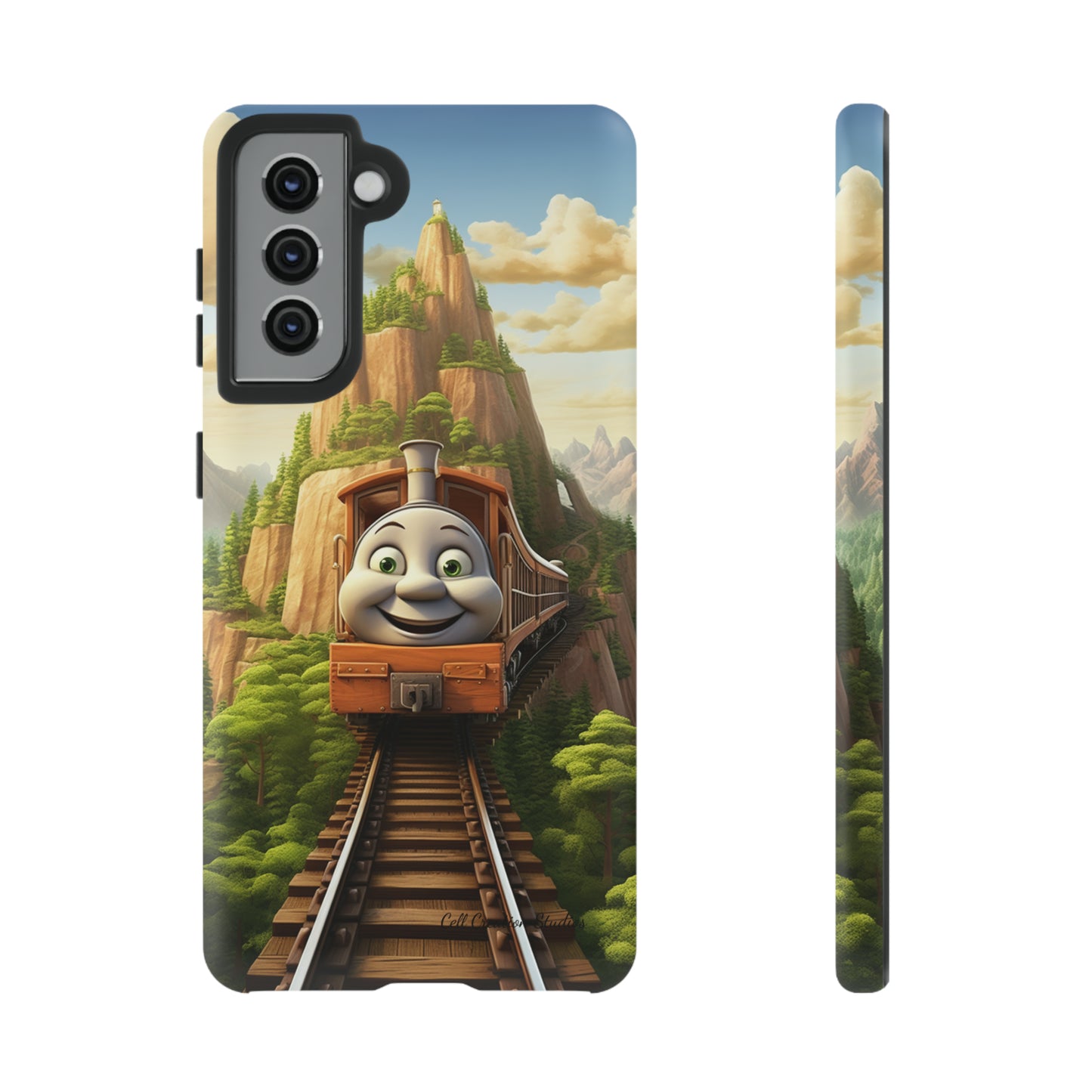 The "Mountain Journey Train" Character Phone Case-Tough Cases