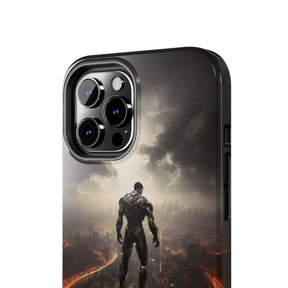 Introducing the "Cyber Guardian" Cell Phone Case – Embrace Futuristic Heroism -Tough Phone Cases