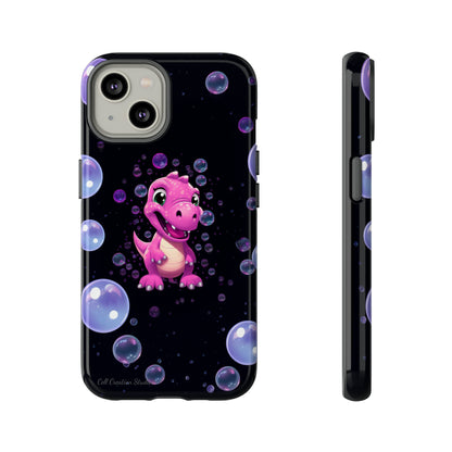 "Dino Glam" Glitter Dinosaur Phone Case -Tough Cases