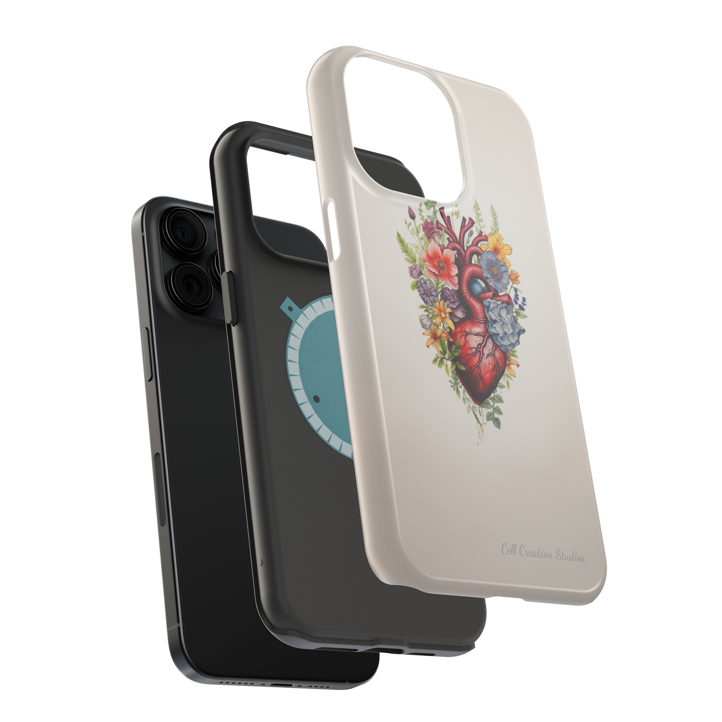 "Blooming Hearts" -MagSafe Tough iPhone Cases