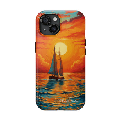 "Sailboat Sunset" -Tough iPhone Cases