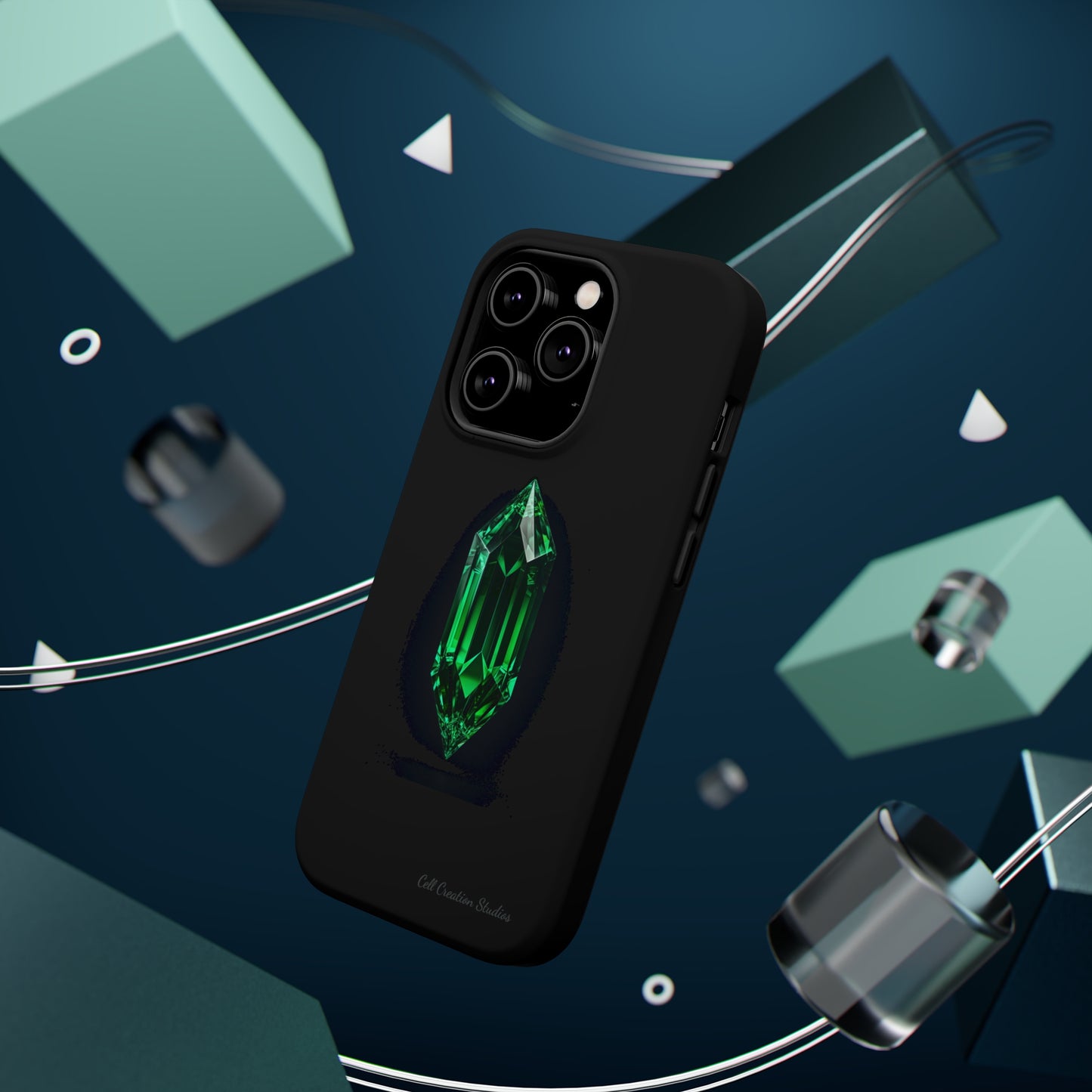 "Emerald Elegance" Phone Case -MagSafe Tough Cases