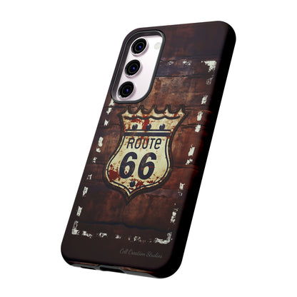 "Retro Route 66" Phone Case -Tough Cases