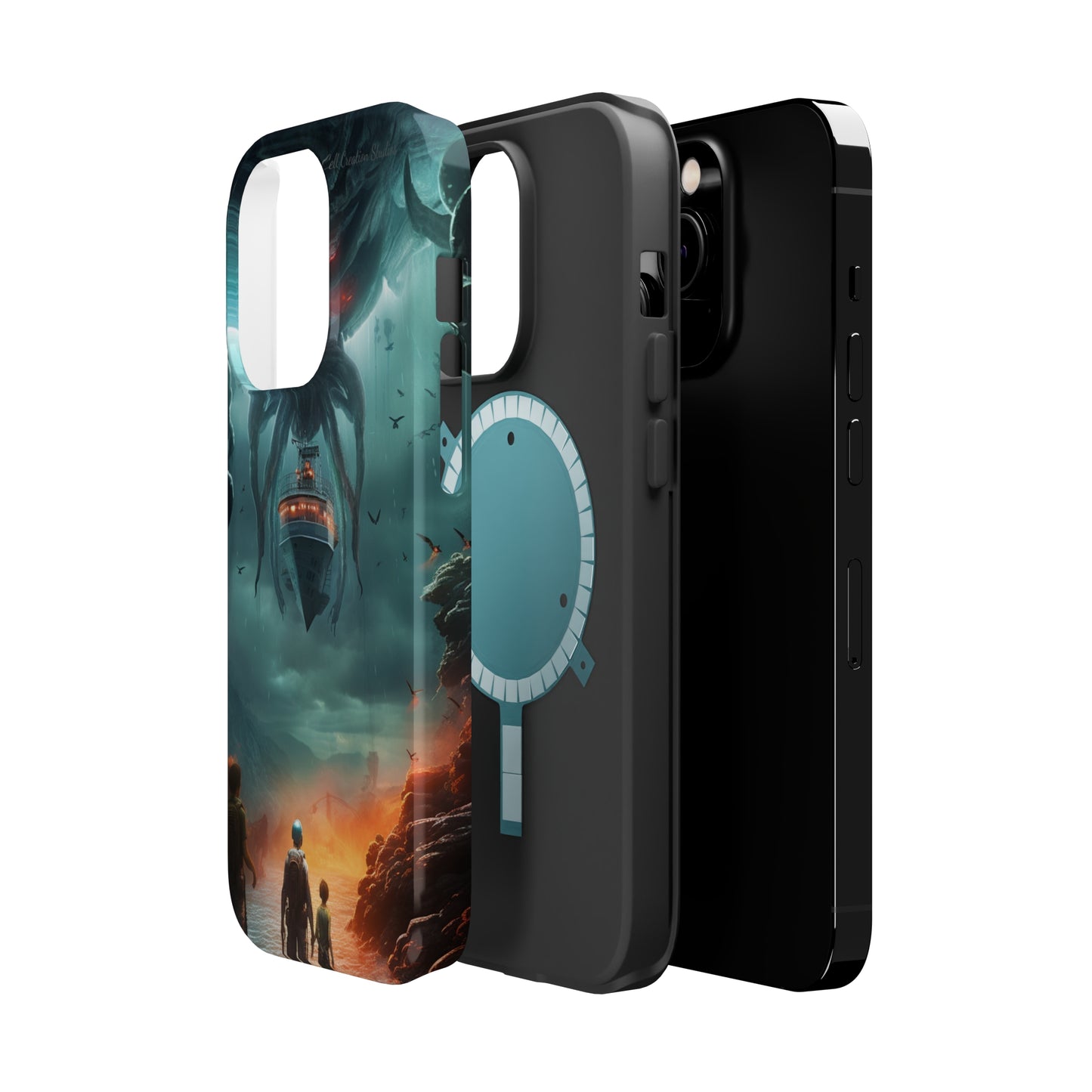 Introducing the "Extraterrestrial Resonance" Cell Phone Case – Unveil the Unseen! -MagSafe Tough Cases