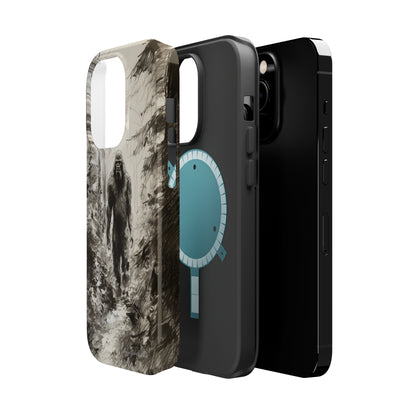 "Bigfoot in the Wilderness" Cell Phone Case – Encounter Bigfoot's Mystery -MagSafe Tough Cases