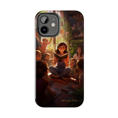 Introducing the "Inspiring Teacher's Tale" Cell Phone Case – Capture the Joy of Storytime -Tough Phone Cases