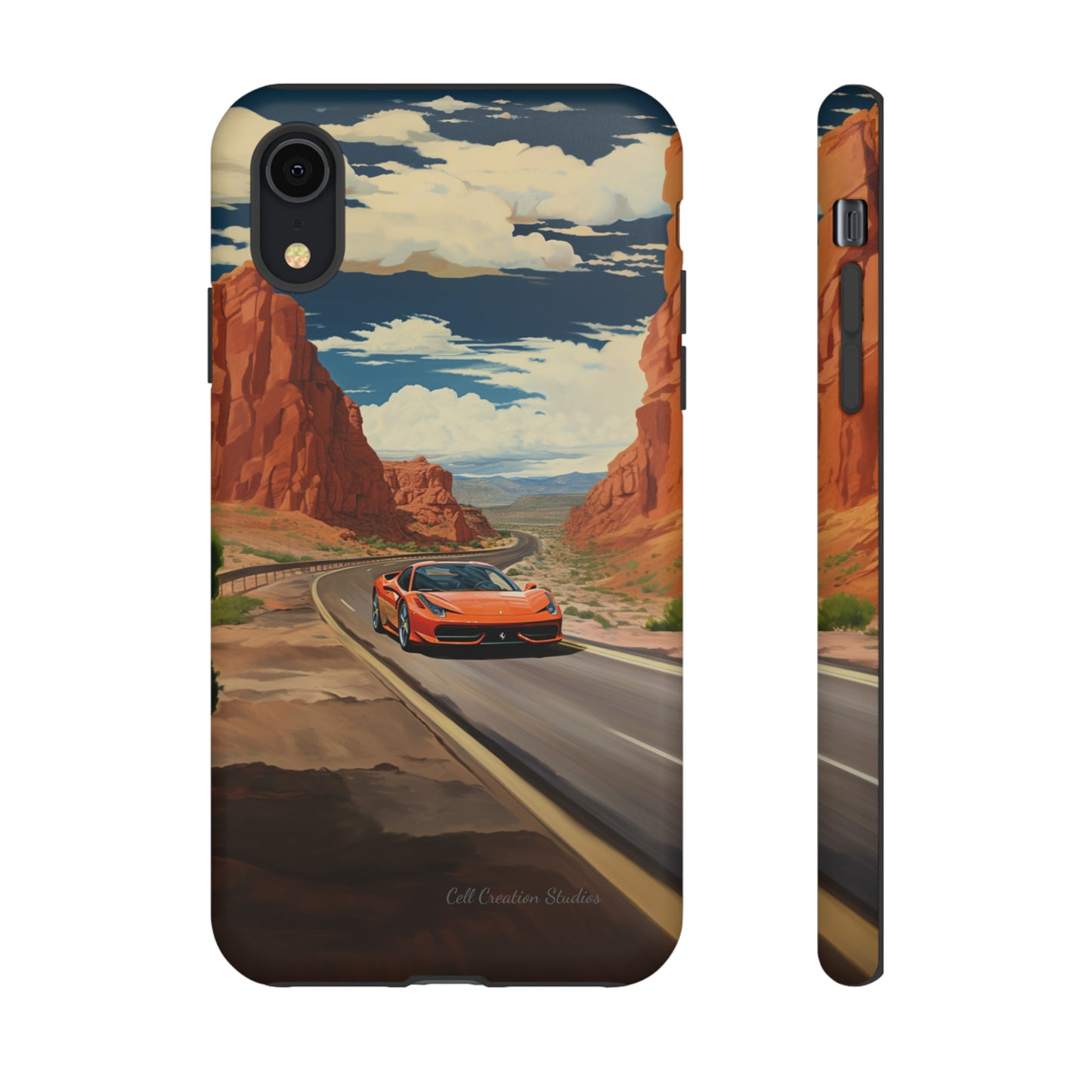 "Desert Racer Ferrari Edition" -Tough iPhone Cases