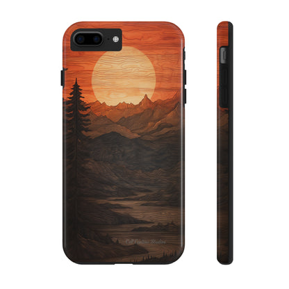 The "Sunset Mountains" Phone Case -Tough Phone Cases