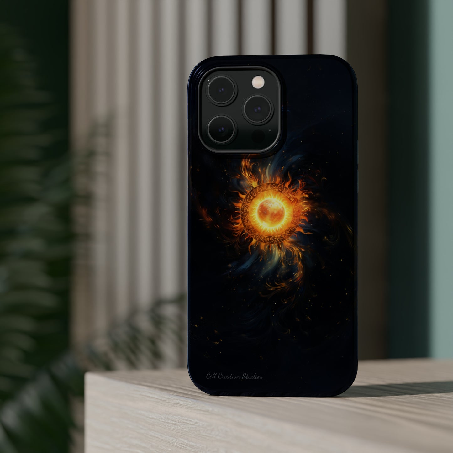 Introducing the "Celestial Sun and Stars" Cell Phone Case – Carry the Cosmos with You -MagSafe Tough Cases