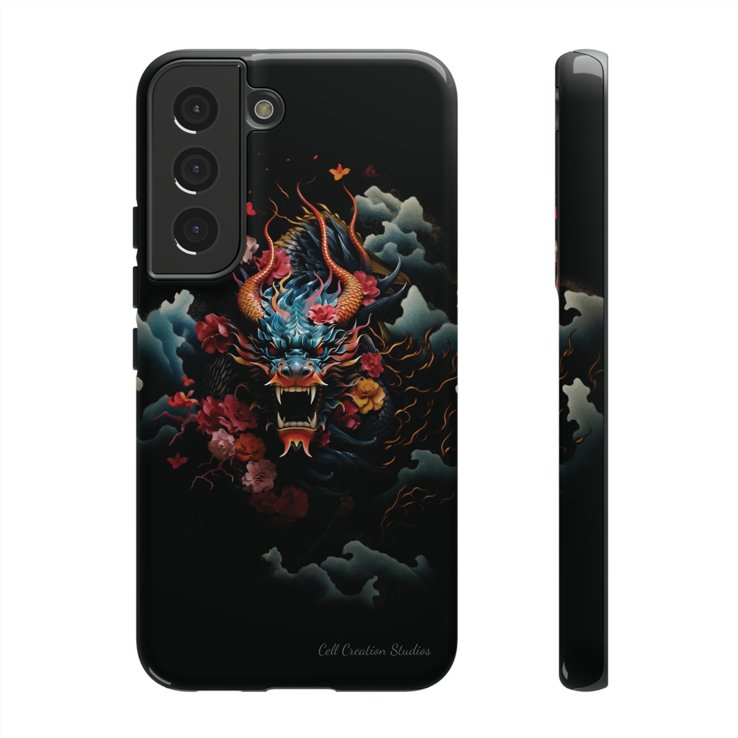 Introducing the "Japanese Dragon Majesty" Cell Phone Case – Embrace the Legend in Style -Tough Cases