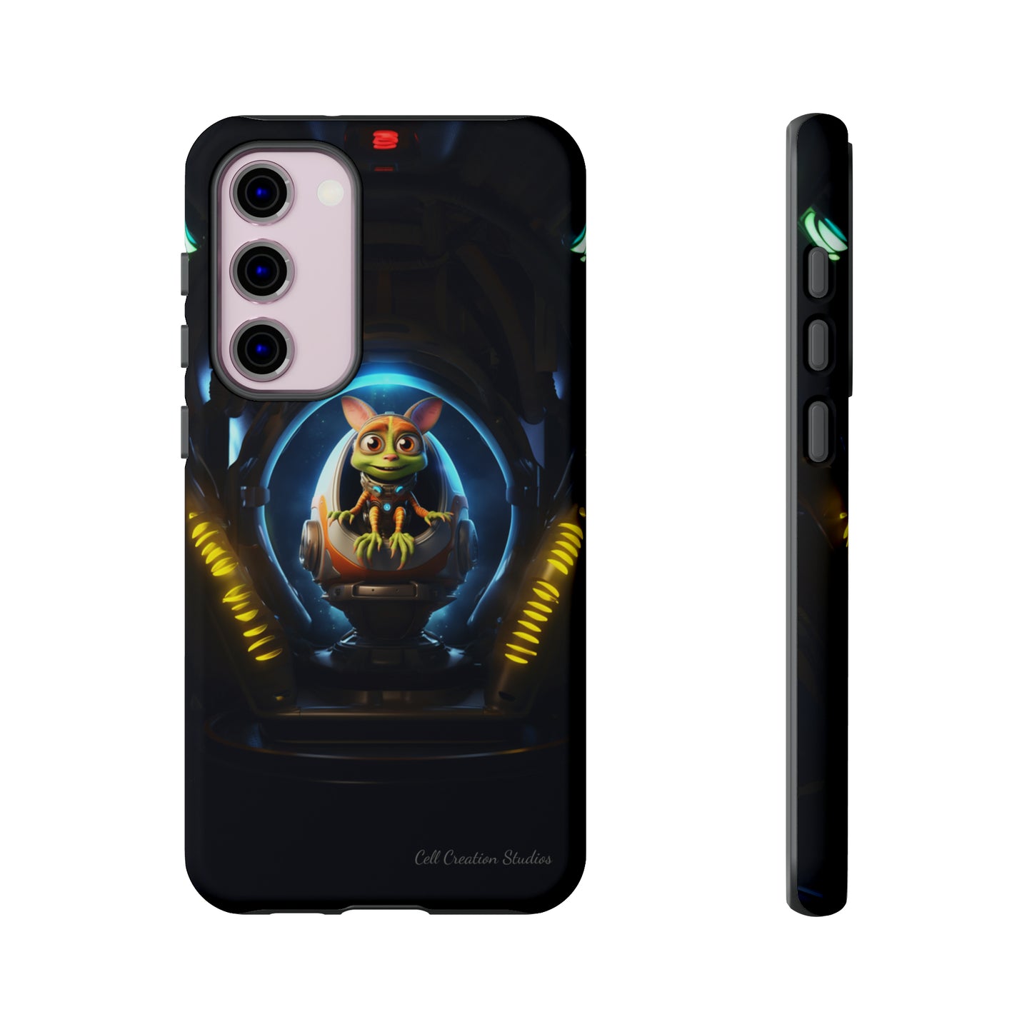 The "Galactic Explorer Alien Spaceship" Phone Case -Tough Cases