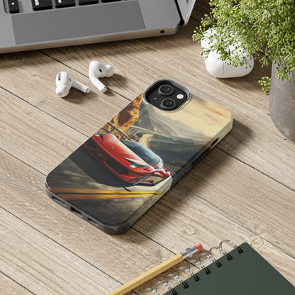 "Mountain Majesty Ferrari Edition" -Tough iPhone Cases