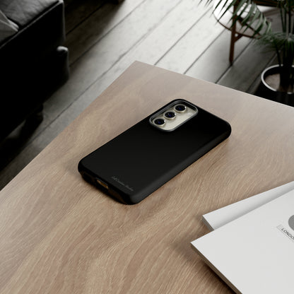 "Stealth Black Defender" -Tough Samsung Phone Cases