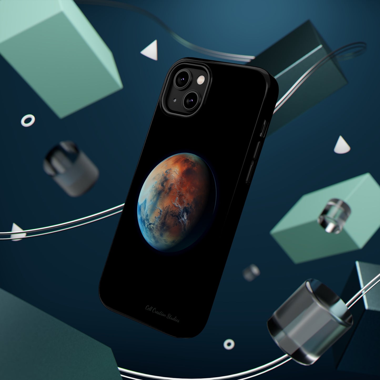 Introducing the "Mars Marvel" Cell Phone Case – Explore the Red Planet -MagSafe Tough Cases