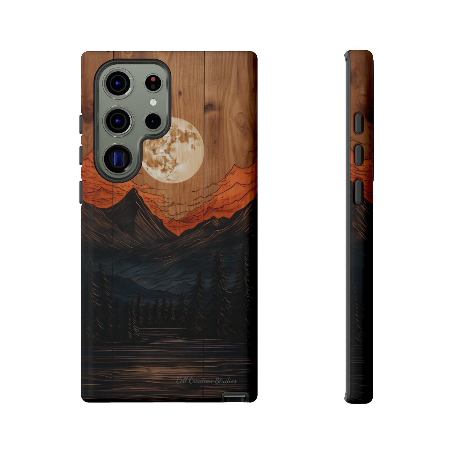 "Elevate Your Style with the Mountain Moonlight Phone Case" -Tough Cases